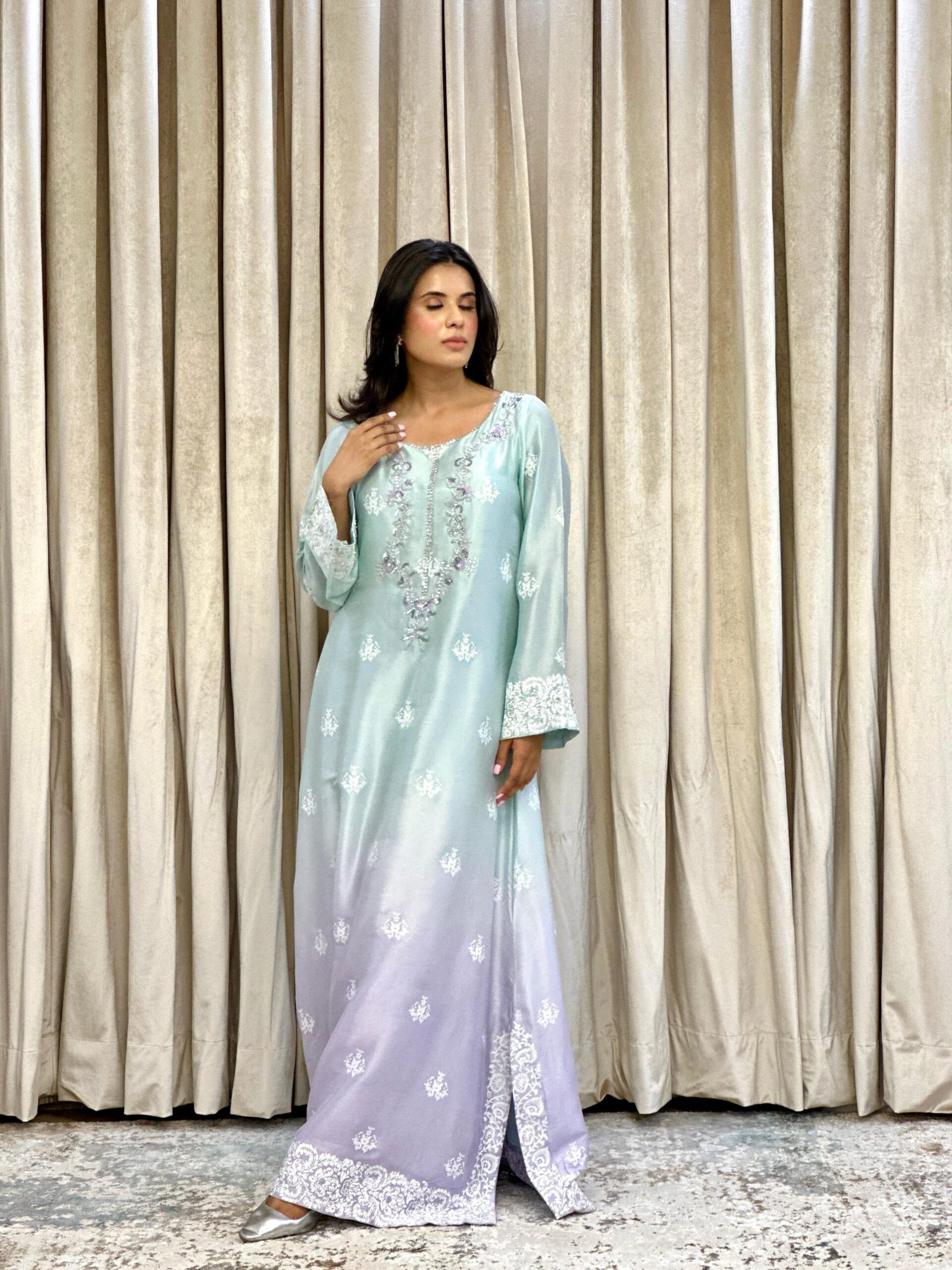 Fluer Ombre Kaftan
